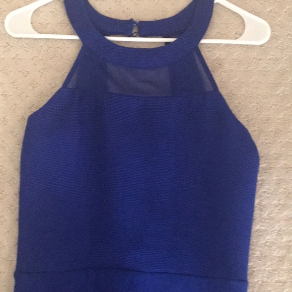 elisa b royal blue dress - Picture 2 of 5